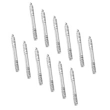 50Stk Silber Legierung Charms Anhänger Herren Halskette DIY Schmuck