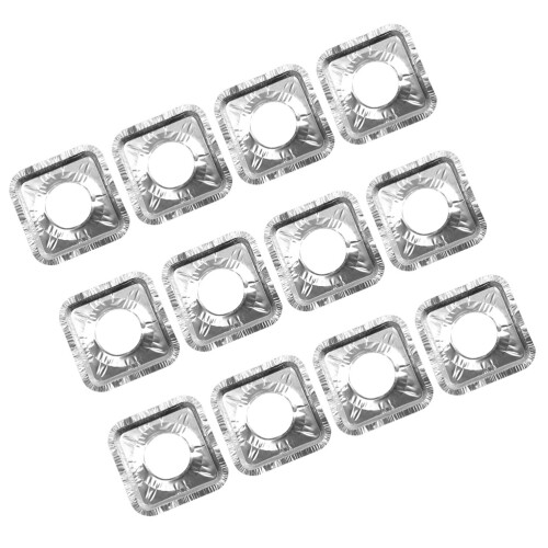 50Stk Einweg Aluminium Folie Herdschutz Abdeckungen