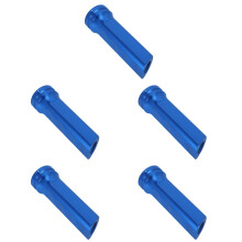 5Stk Auto Handbremsenschalenschutz Aluminium Blau Auto Zubehör