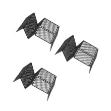 3Sets Schwarze ABS Mini Spielzeug Zaun DIY Hindernis Für Modellbau