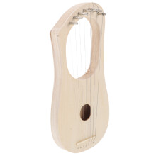 1Set DIY Holz Harfe Set Beige Mit Anleitung Für Musik Anfänger