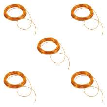 5Stk Goldener Biegsamer Aluminiumsdraht Für Schmuck Handwerk Und