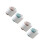 2Sets Wandhalter Zahnbürste Und Becher Pp+tpr Bunt Langlebig Zuhause 1