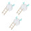 3Stk Hamster Badezimmer Holz Sandbad & Schlafplatz Set 1