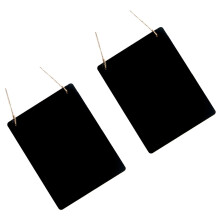 2Stk Schwarze Holz Mini Doppelseitig Leicht Hängen