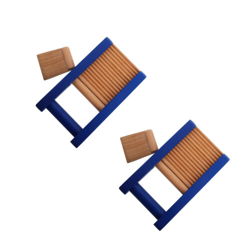 2Stk Robuste Holz Percussion Spielzeug Für Babys Mit Holzklapper Bunt