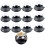 200Stk Kunststoff Mooncake Box Rund Dessert Verpackung Sicher 1