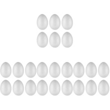 4Stk Weiße -Eier Für Ostern Und Partydeko