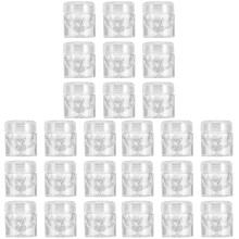 30Stk Leichte Kunststoff Flaschen Für Lose Puder Transparent
