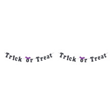 2Stk Halloween Schwarz Papier Und Filz Banner