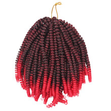 1Stk Rote Spring Braids 30 Stränge Crochet Hair Extensions Für