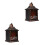 2Stk Halloween Deko Lampe Mit Kunststoff, Simulation , Bunt 1