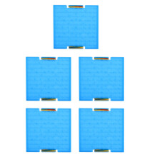 5Stk Blaues Doppelseitiges Pegboard Für Kinder Mathe Lernspielzeug