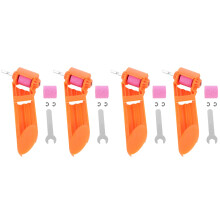 4Sets Bohrer Schärfgerät Korund Schleifscheibe Schleifmaschine Bunt