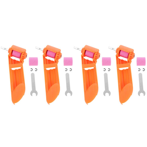 4Sets Bohrer Schärfgerät Korund Schleifscheibe Schleifmaschine Bunt