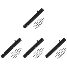 4Stk Metall Tür Riegel Schwarz Aluminium Rostfrei Und Einfach