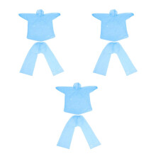 3Sets Einweg Regenponcho Winddicht Mit Für Outdoor Schutz