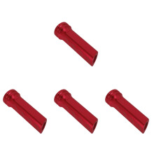 4Stk Aluminium Handbremsen Abdeckung Rot Auto Handbremsschutz Für Pkw