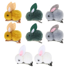 8Stk Plüsch Haarclips Kaninchen Haarspangen Für Clips