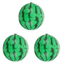 3Stk Wasserball Kinder Strand Ball Mit Melonenmuster Grün PVC Robust