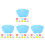 48Stk Rose Backform Silikon Set Muffinförmchen Für Desserts 1