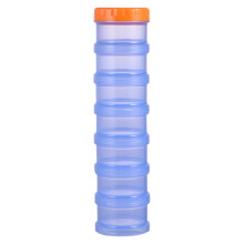 Blauer Pillenorganizer, 7 Fächer, Robust & Ideal Für Reisen