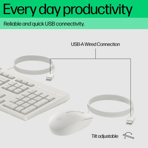 HP HP 225 Wired Mouse and Keyboard Combo 2