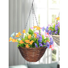 Handwoven Rattan Hanging Basket
