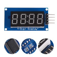 2Stk Digitales 4-Stelliges LED Display Modul Resin Rgb Heimgerät
