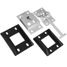 10Stk Metall Türfang T-Form Halter Für Und Anhänger Außen