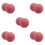 10Stk Rote Mini Tischkicker Bälle Resin, Griffig, 2