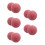 10Stk Rote Mini Tischkicker Bälle Resin, Griffig, 5