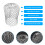 4 Pcs Aluminum Gutter Guards 35 Metal Downpipe Leaf Guard Gutter Downs 2
