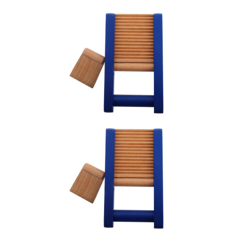 2Stk Robuste Holz Percussion Spielzeug Für Babys Mit Holzklapper Bunt 1