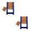 2Stk Robuste Holz Percussion Spielzeug Für Babys Mit Holzklapper Bunt 3