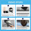 Multi Surfaces Pipe Profiling Tool,Pipe Cutting Template Multi Functional Shape Duplicator,for Tiles Floors 0-3" Pipes 5