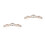 2Stk Hochzeit Haarreif Zubehör Langlebig Elegant 2
