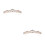 2Stk Hochzeit Haarreif Zubehör Langlebig Elegant 4