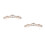2Stk Hochzeit Haarreif Zubehör Langlebig Elegant 5