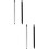 4Stk Doppelseitiger Stylus Pen Für Tablet Handy, Schwarz 6