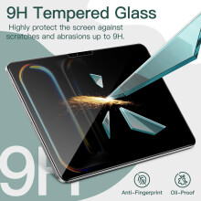 JETech Privacy Screen Protector for iPad Pro 11-Inch M5/M4 (2025/2024) with Easy Installation Tool, Anti-Spy Tempered Glass Film, 1-Pack