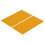 2Pcs 5.4mm Beeswax Press Mold Rubber Comb Yellow 8