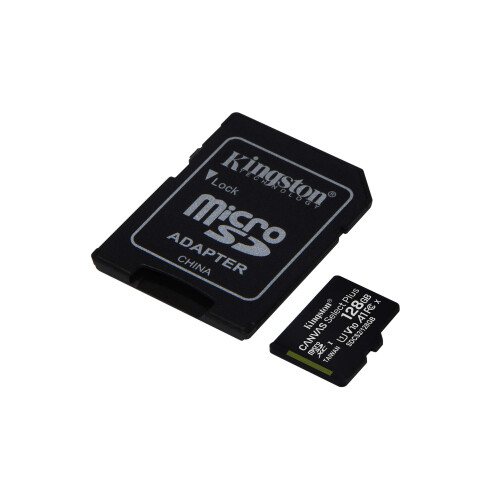 Kingston Kingston Canvas Select Plus microSD Card SDCS2/128 GB Class 10 (SD Adapter Included) 1