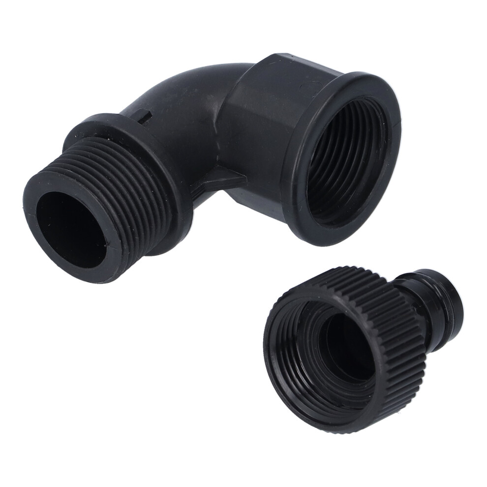 2X Elbow Connector With Nipple For Outdoor Hoses 7293282795297