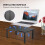 Bracwiser Monitor Stand Riser, Metal Computer Stand, 3 Height Adjustable Screen Riser with Mesh Platform for PS4, PC, Printer, Notebook and All Flat 4