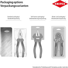 KNIPEX High Leverage Diagonal Cutter with Plastic Coating 160 mm, 74 01 160
