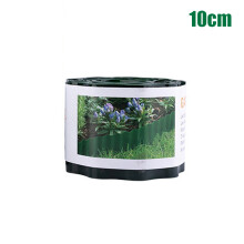 (10cm9m) Borde de césped de plástico flexible para jardín, valla, camino, borde de césped, accesorios