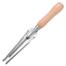 (LK6) Extractor de malas hierbas, herramienta de jardín de mano, jardín Premium, 5 en 1, herramienta
