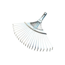 (Rastrillo de heno) 1 rastrillo de jardín ajustable y extensible para una limpieza eficiente de hojas,