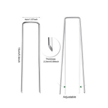 (2,2 mm x 150 mm, 10 unidades) Clavos para césped y tubos de cercas de alta resistencia, clavos de jardín